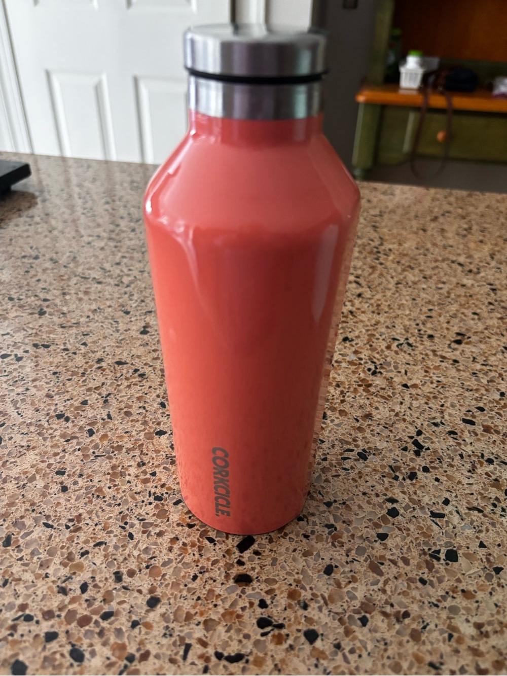 Corkcicle 12oz.  Coral Pink Stainless Steel Bottle
